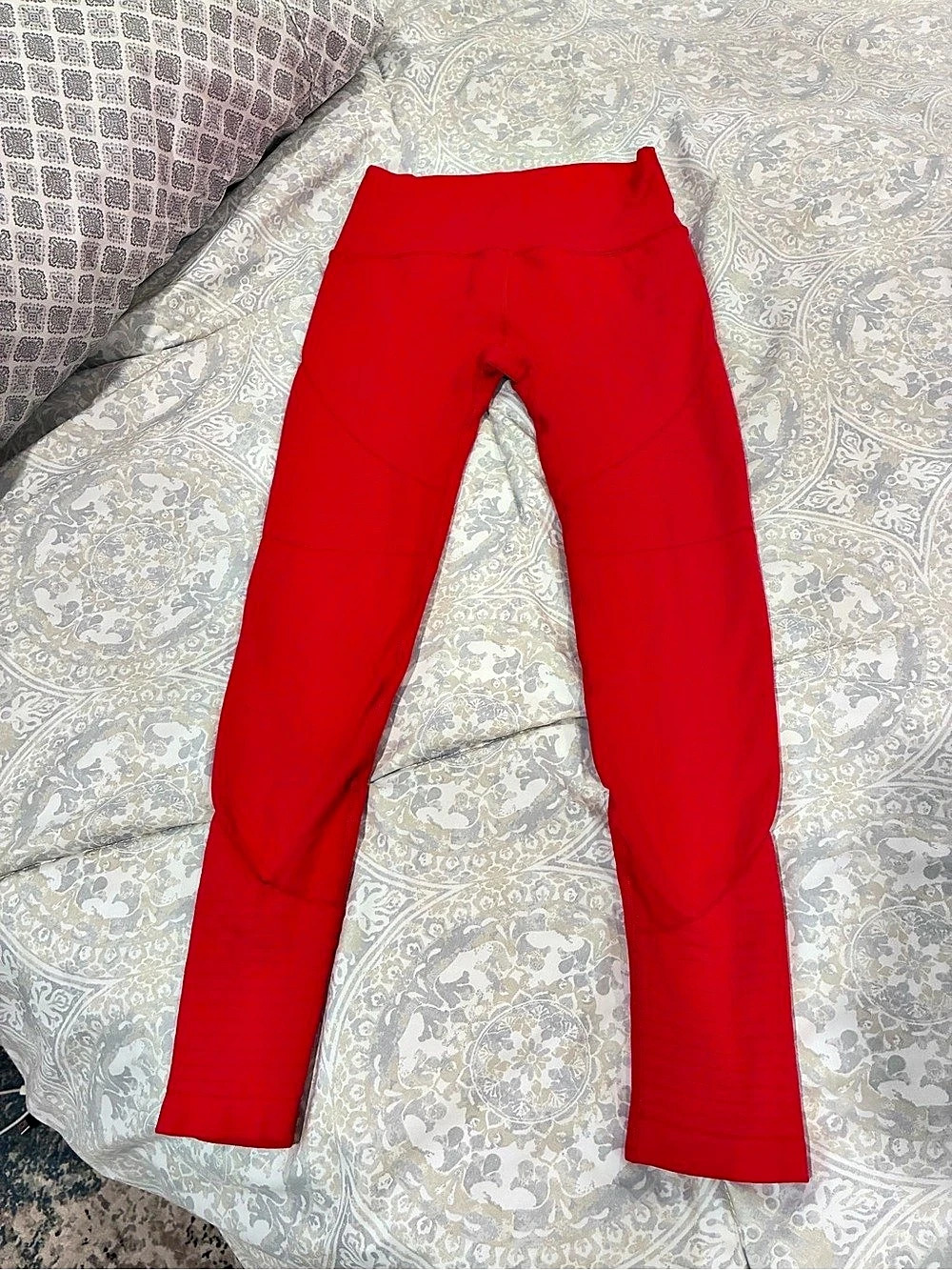 Alphalete Amplify Leggings Red Athletic Size Medium